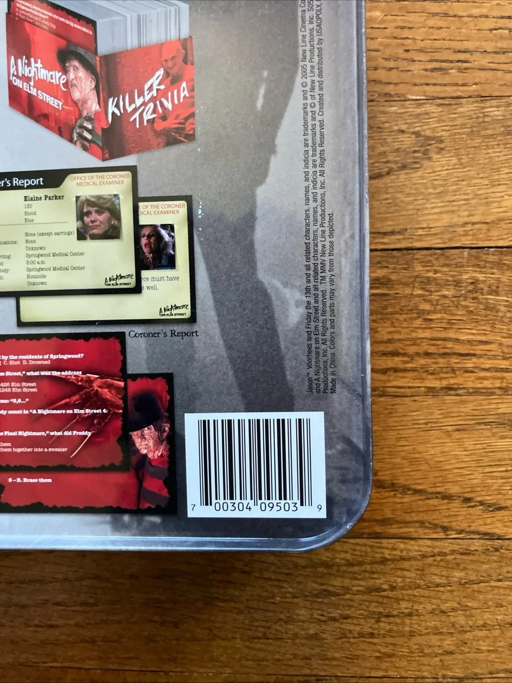 Friday the 13th & A Nightmare On Elm Street Killer Trivia Game NEW